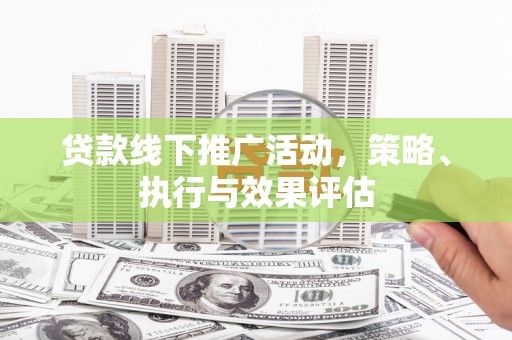 芦山贷款线下推广活动，策略、执行与效果评估