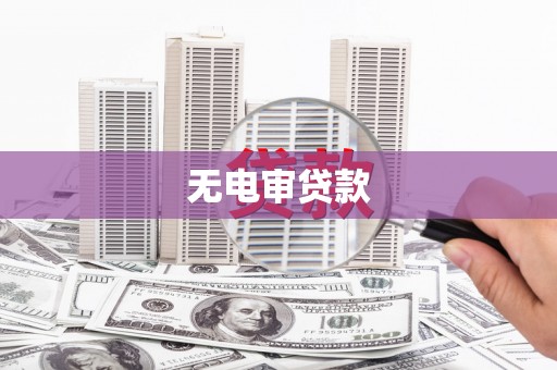 阿巴嘎旗无电审贷款