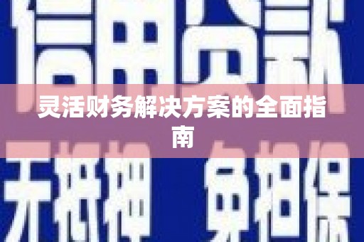 嘉荫灵活财务解决方案的全面指南