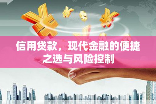 焦作信用贷款，现代金融的便捷之选与风险控制