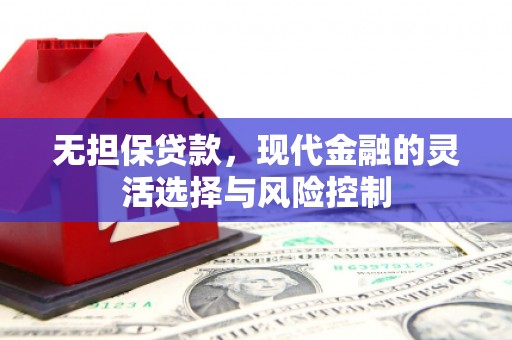 彝良无担保贷款，现代金融的灵活选择与风险控制