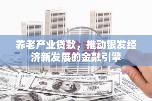 端州养老产业贷款，推动银发经济新发展的金融引擎
