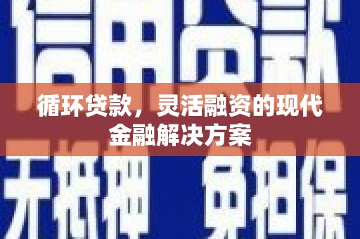 盂县循环贷款，灵活融资的现代金融解决方案