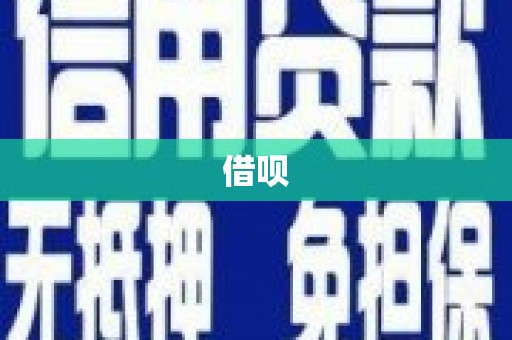 沙鹿借呗