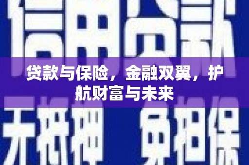 新晃贷款与保险，金融双翼，护航财富与未来