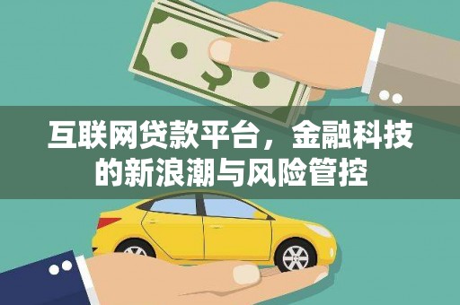 隆回互联网贷款平台，金融科技的新浪潮与风险管控