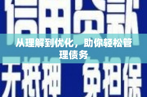 天宁从理解到优化，助你轻松管理债务