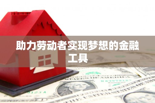 洛扎助力劳动者实现梦想的金融工具