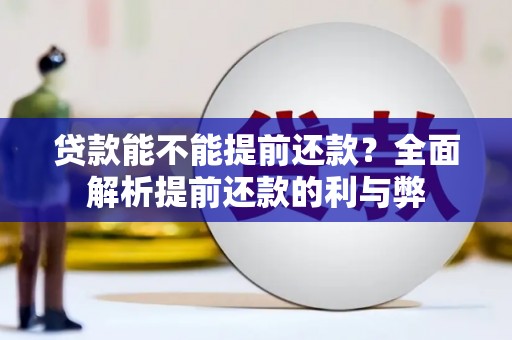 沙洋贷款能不能提前还款？全面解析提前还款的利与弊